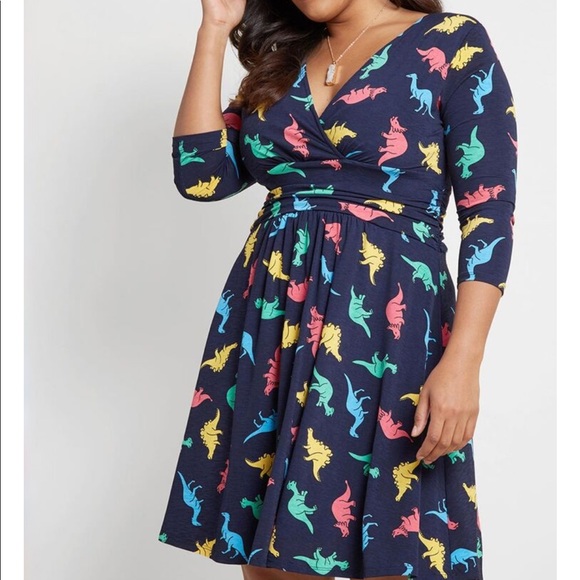 plus size dinosaur dress